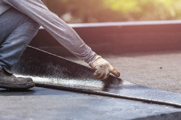 Professional Crawl Space Encapsulation technician working in Hainesport, NJ